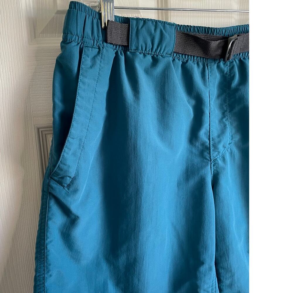 The North Face Class V Belted Shorts 8" Sz M Teal Pockets Swim Hiking Outdoors - Picture 6 of 12